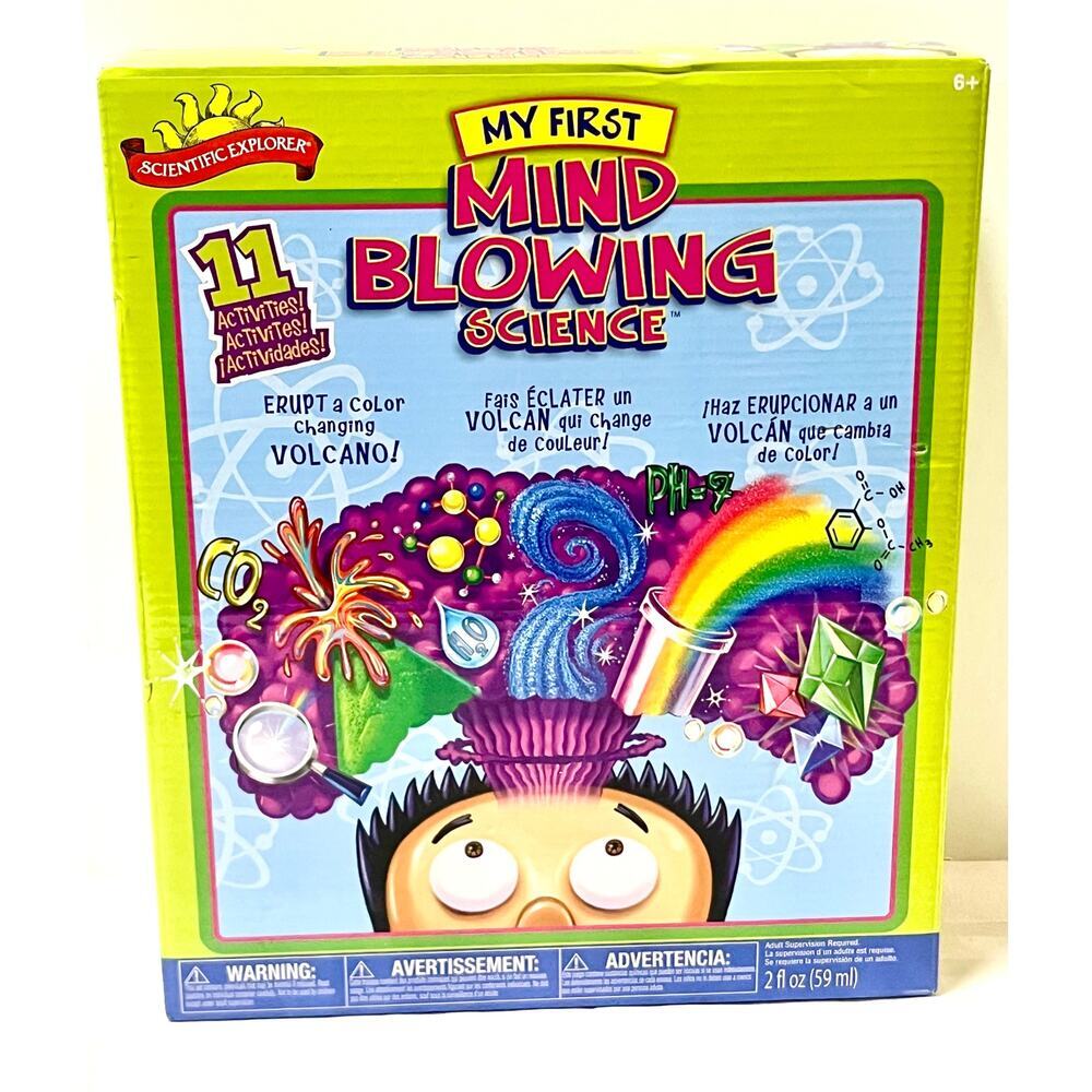 Scientific Explorer My First Mind Blowing Science Experiment Kit 11 Activities